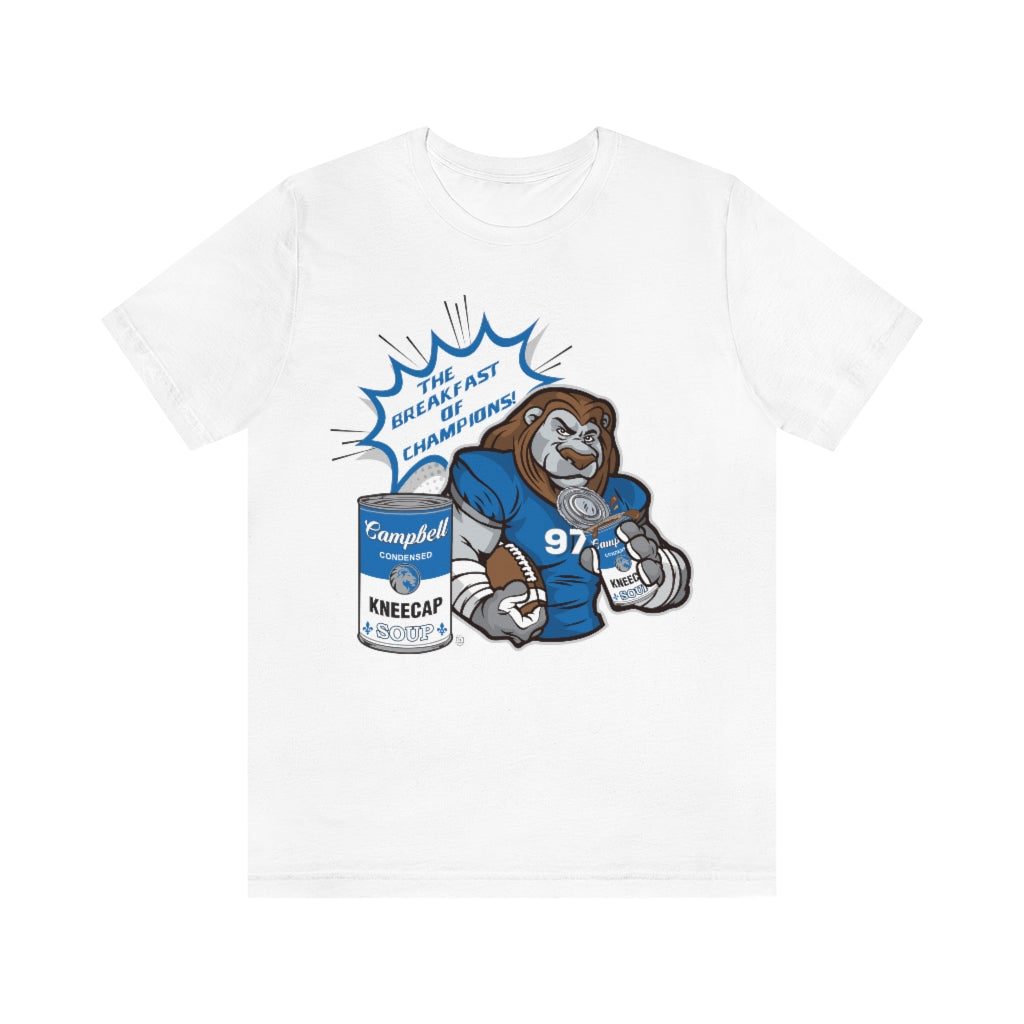 Detroit Lions Dan Campbell's Kneecap Soup Graphic T-shirt 